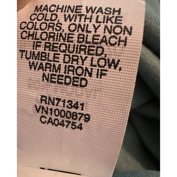 L.L. Bean Pima Cotton ReStore Short Sleeve Top Sea Pine Shirt‎ Women's XL NWT - Picture 8 of 11